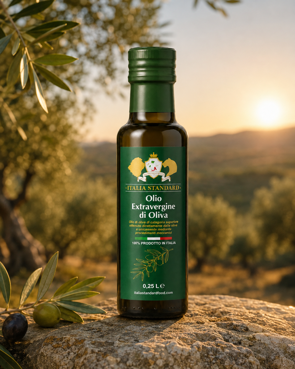 Italia Standard olio EVO 250 ml all'aperto