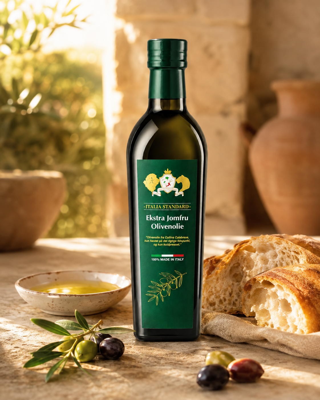 Italia Standard olio EVO vetro classico a tavola